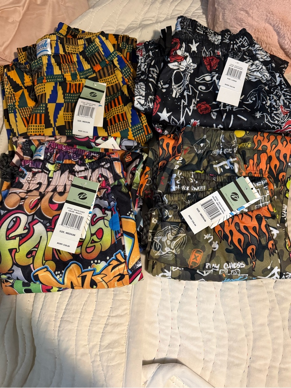 9 Pair Bundle graphic Joggers